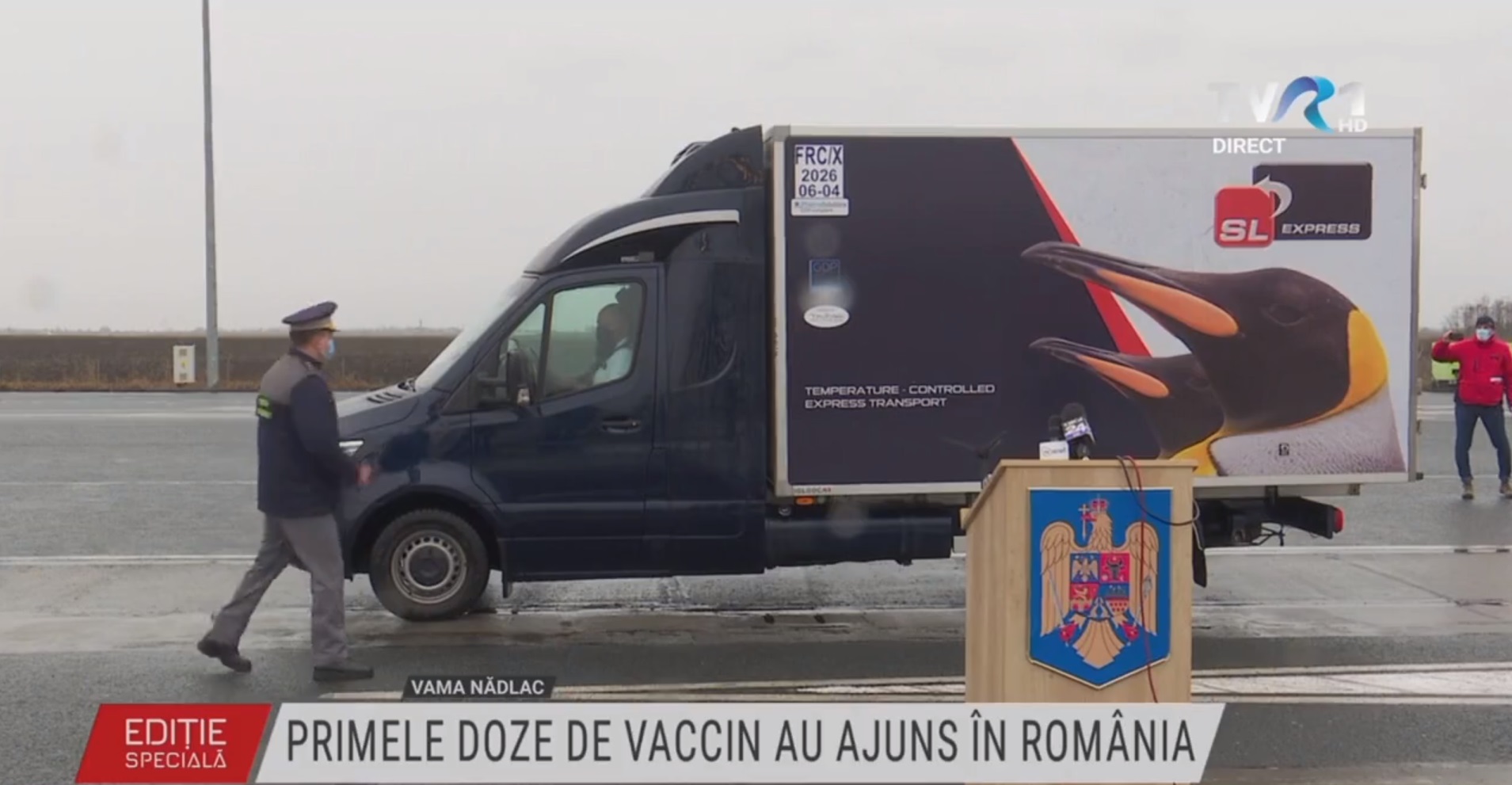 Primele 10.000 de doze de vaccin anti-COVID au ajuns în România