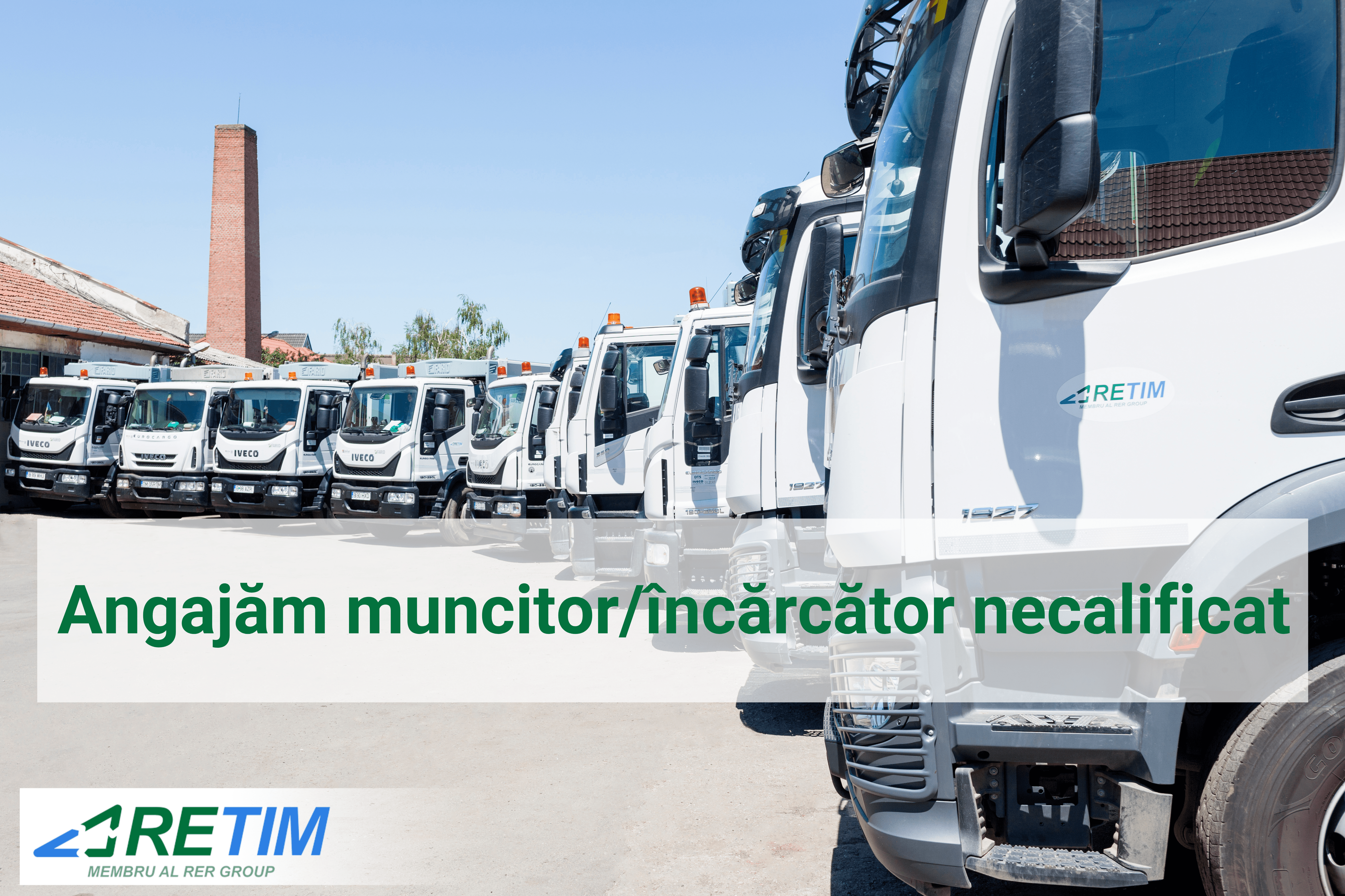 Compania RETIM angajează