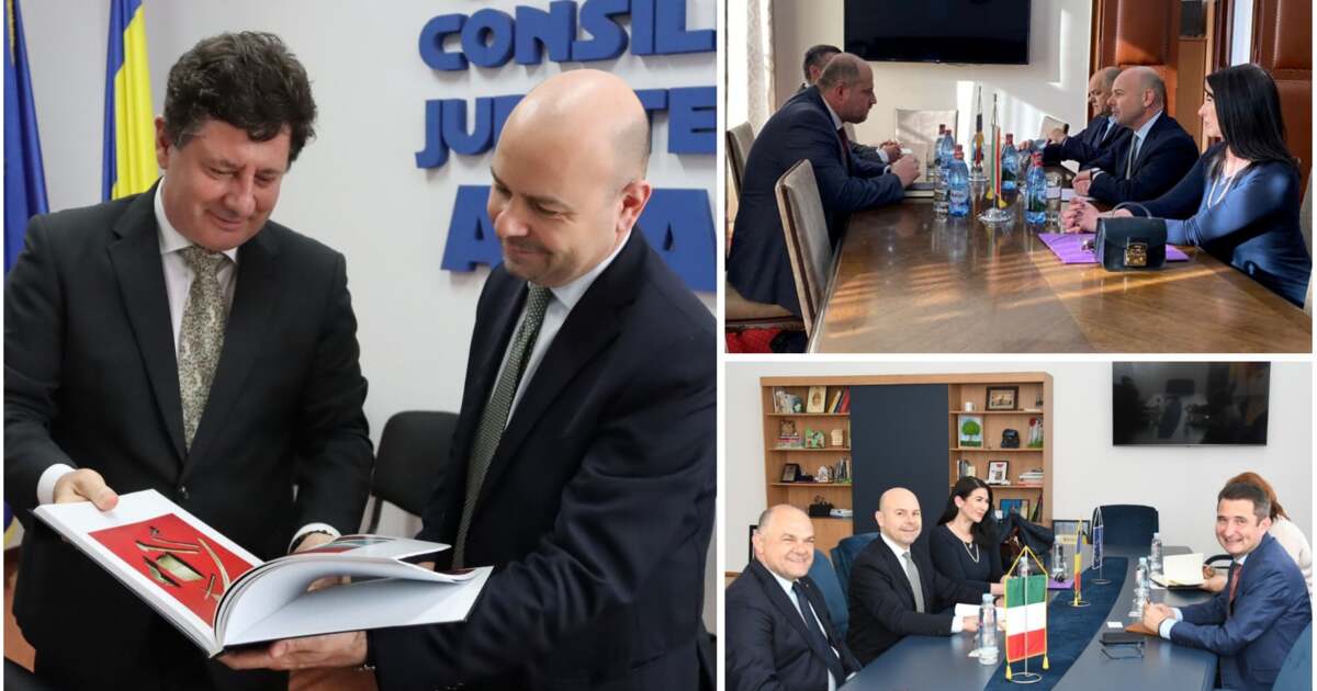L’Ambasciatore d’Italia a Bucarest, in visita ad Arad