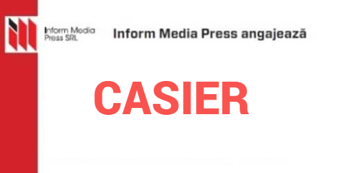 INFORM MEDIA PRESS angajează pentru punctul de lucru din Arad: