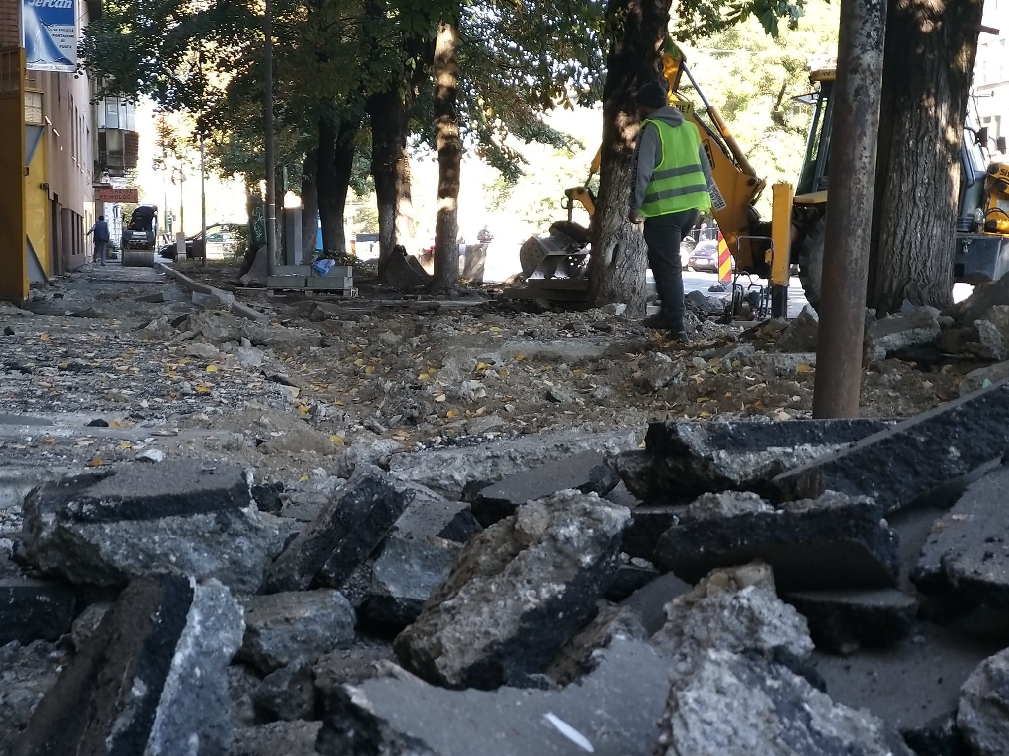 Asfalt nou pe strada I.C. Brătianu