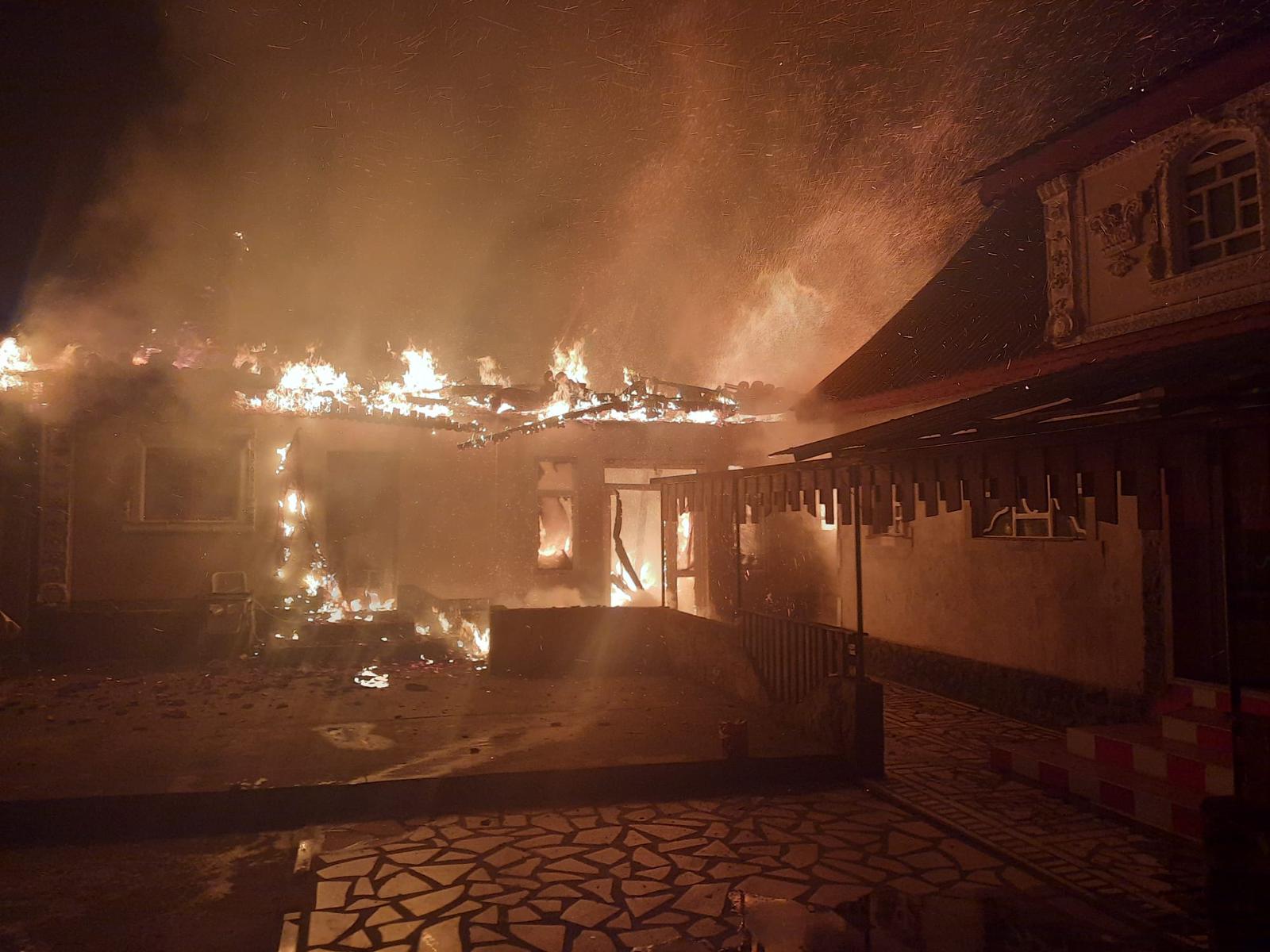 Incendiu violent în Chier