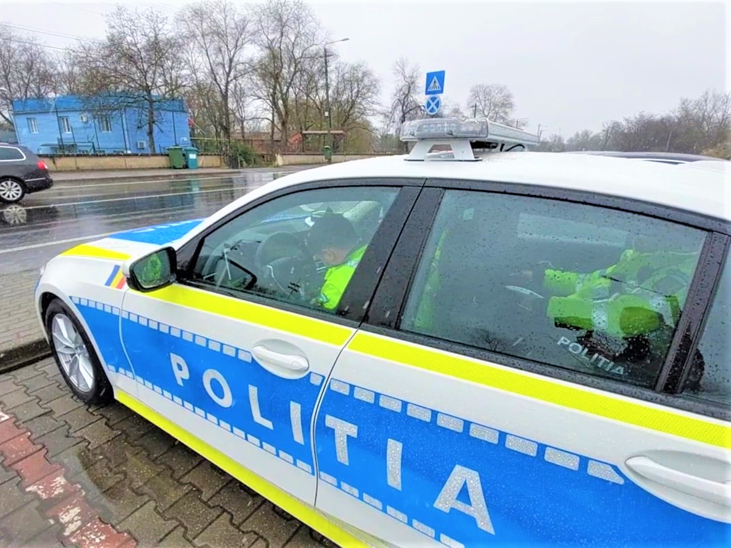 Noul BMW al Poliției, pe șoselele Aradului