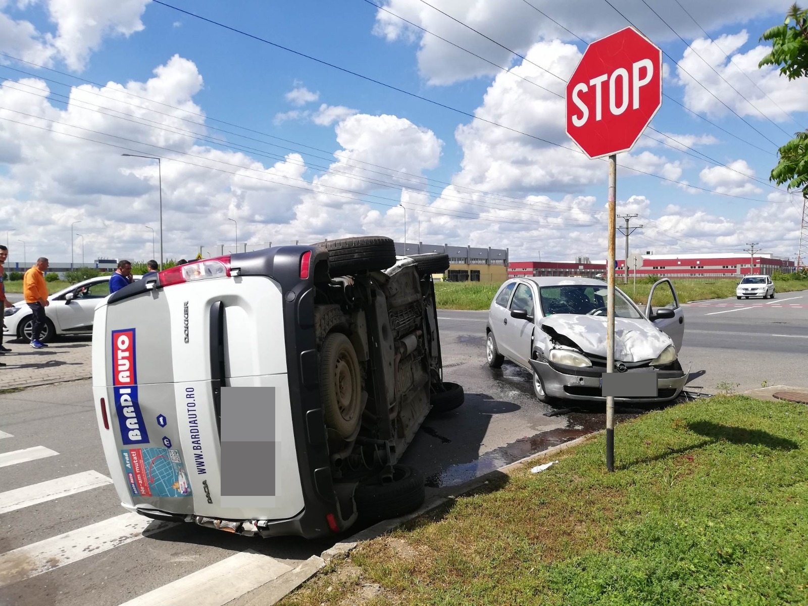 Foto/Video Accident spectaculos în Gai, pe șoseaua de centură