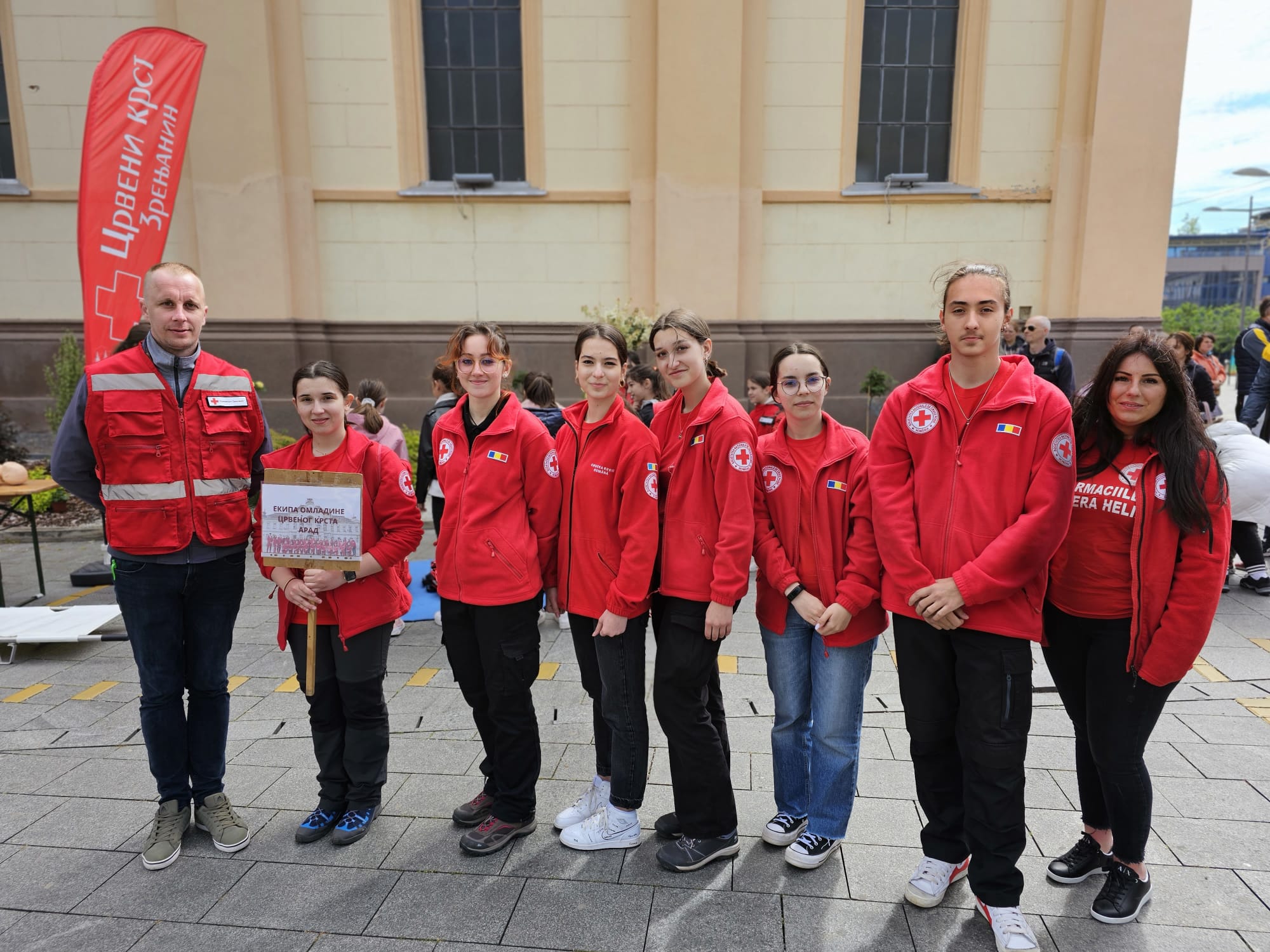 FOTO | Crucea Roşie Arad, în concurs la Zrenjanin