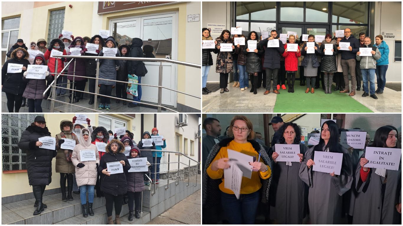O nouă zi de proteste! Grefierii iau în calcul blocarea ședințelor de judecată