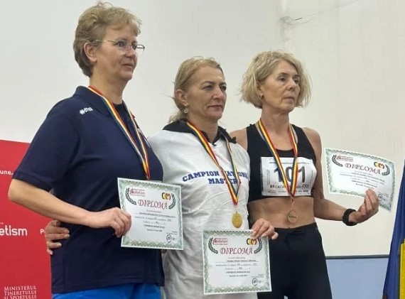 Olimpia Ancateu, aur naţional la 60m masters