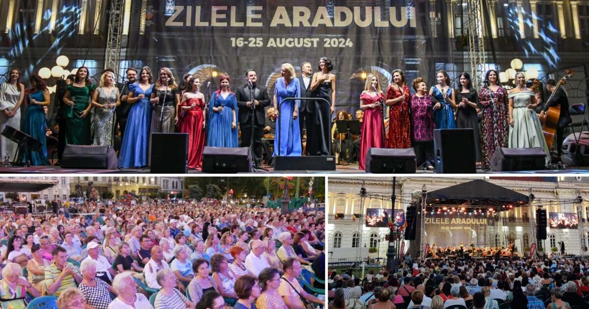 FOTO. Peste 2000 de spectatori la Gala Salbek Opera Festival - ARADON