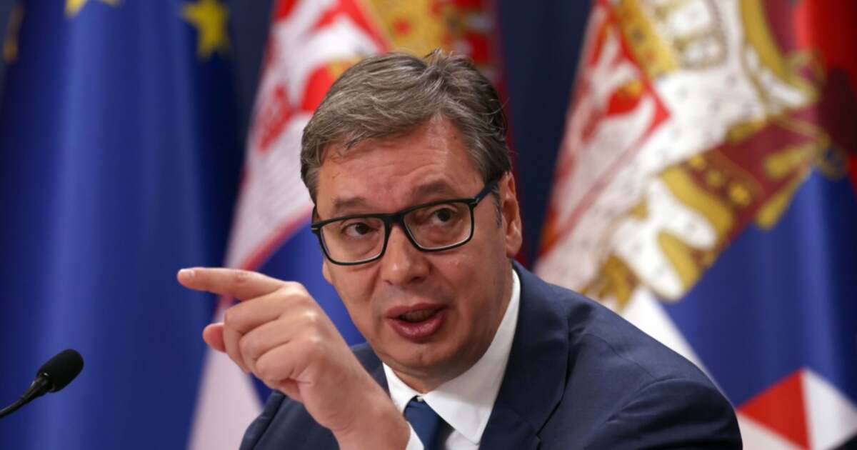Președintele Vucic în discurs public la Belgrad