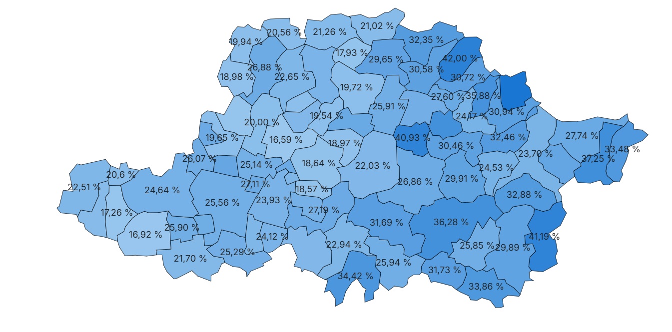 Cât s-a votat în orașele arădene în primele șapte ore