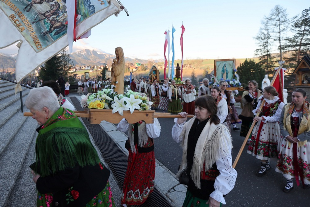 Resurrection procession in Zakopane