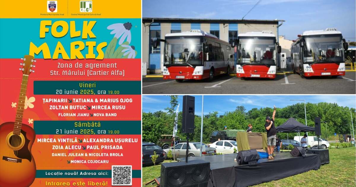 Curse de autobuz dedicate în zona Mărului, cu prilejul festivalului Folk Maris