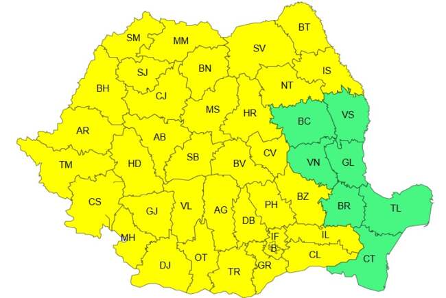 Atenționare caniculă