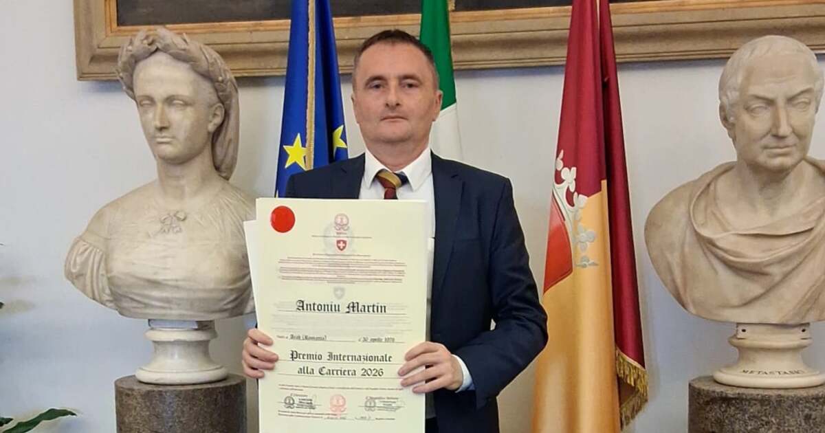 Antoniu Martin, premiat la Roma - ARADON