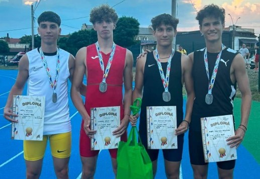 Ştafeta de 4x100m, argint naţional la CN Under 23